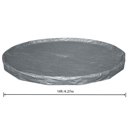 Bestway Pool Cover Ø4.27 m Round Polyester Grey 6