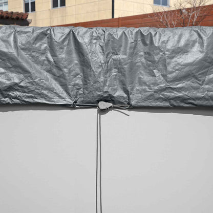 Bestway Pool Cover Ø4.57 m Round Polyester Grey 5