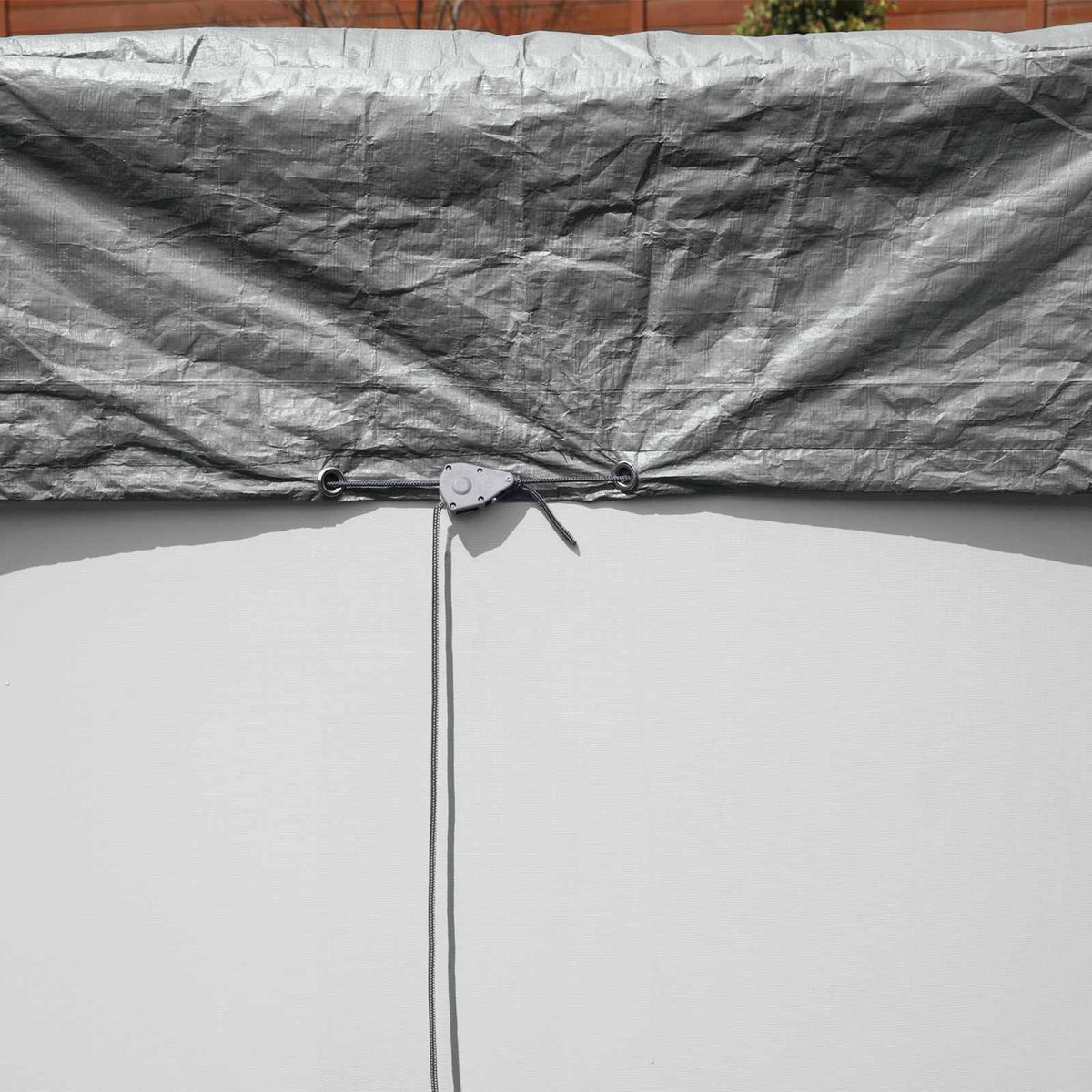 Bestway Pool Cover Ø4.88 m Round Polyester Grey 4