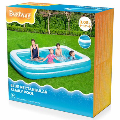Bestway Inflatable Swimming Pool 305 x 183 x 46 cm Rectangular 3