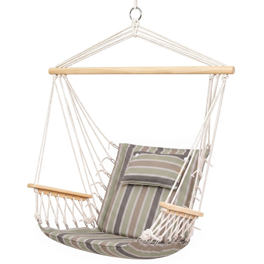 Outsunny Garden Outdoor Hanging Hammock Chair in Multi Colour