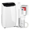 HOMCOM 12000 BTU 5-in-1 Portable Air Conditioner with Cool, Heat, Dehumidifier, Fan, Sleep, WiFi Voice Control, White