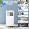 HOMCOM 9000 BTU Portable Air Conditioner, Smart Home WiFi Compatible, 4 in 1 Air Conditioning Unit, Dehumidifier, Fan with Remote, 24H Timer, Window Venting Kit, 20mÂ², R290, A Energy Efficiency