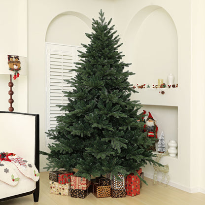 HOMCOM 7ft Artificial Spruce Christmas Tree in Green