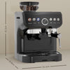 HOMCOM 15 Bar Coffee Machine, with Adjustable Grind, Steamer and Accessories