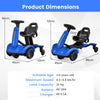 6V Electric Ride on Drift Car for Kids Aged 3-8 Years Old-Blue