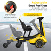 6V Electric Ride on Drift Car for Kids Aged 3-8 Years Old-Yellow