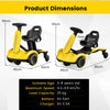 6V Electric Ride on Drift Car for Kids Aged 3-8 Years Old-Yellow