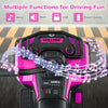 6V Kids Electric Quad Bike with Spray Function and Storage Box-Pink