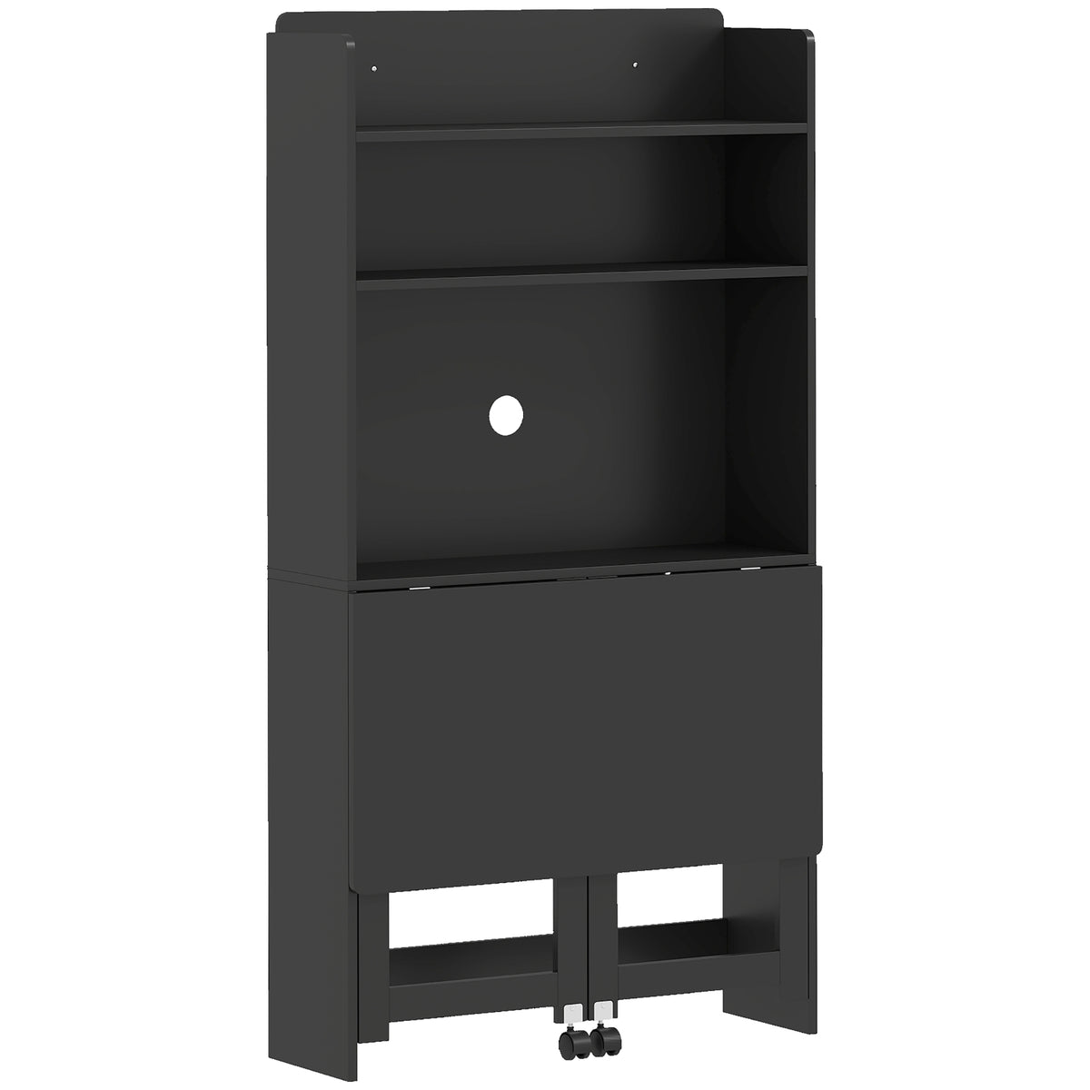 HOMCOM Foldable Desktop in Black