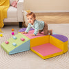 6 Pieces Toddler Climbing Toys with EPE Foam and PU Leather Cover
