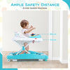6 in 1 Adjustable Baby Walker Folding Baby Activity Center with Music Lights-Green