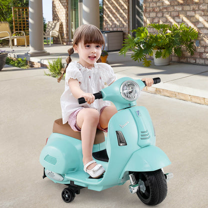 6V Kids Ride on Motorcycle Vespa Licensed in Green