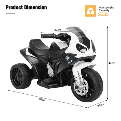6V Kids Ride on Motorcycle in Black