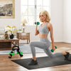 SPORTNOW Dumbbells Set with Storage Rack, 2 x 1kg, 2 x 2kg, 2 x 3kg, Grey