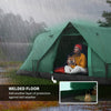 Outsunny 5-6 Man Dome Camping Tent - Dark Green