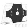 7 x 5 ft Soccer Goal Set for Backyard with Removable Target Cloth