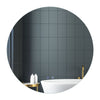 70 cm Round LED Lighted Mirror Wall Mounted Bathroom Mirror