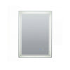 70 x 50 CM LED Rectangular Wall Bathroom Mirror with Anti-fog