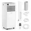 7000 BTU Portable Air Conditioner 3 in 1 Cooling Unit with Fan and Dehumidifier-White