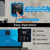 50/70L/Day Industrial Dehumidifier with Pump and Drain Hose-Blue-70L