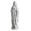 74.5 cm Virgin Mary Statue Outdoor Religious Sculpture with Aged Finish-Grey
