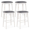 61/74 cm Upholstered Bar Stool Set of 4-74 cm