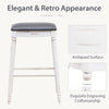 61/74 cm Upholstered Bar Stool Set of 4-74 cm