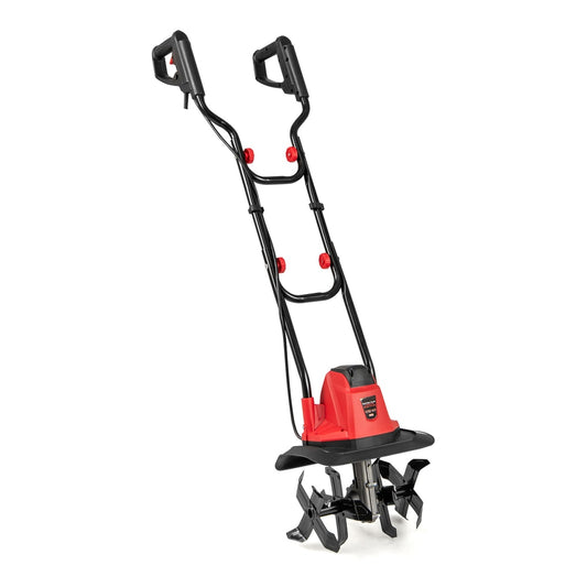 750W Powerful Foldable Garden Rototiller for Lawn Soil Digging shown against a plain white background