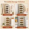 76L Stackable Plastic Collapsible Storage Bins with Lids