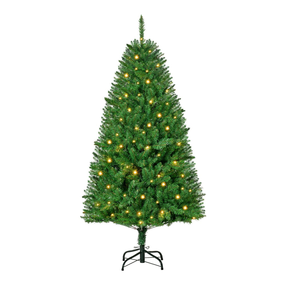 HOMCOM 5FT Christmas Tree in Green
