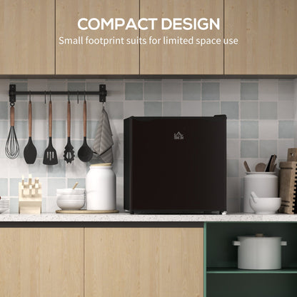 HOMCOM 35L Mini Freezer, -24℃ to -14℃ Temperature - Black