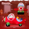 7.2 Feet Animated Inflatable Santa on Plane