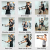 SPORTNOW Chest Expander, with 10-50kg Adjustable Resistance, for Home Gym, Office, Travel Workout