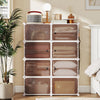 8 Tier Shoe Storage Cabinet with Removable Shelves