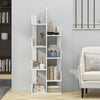 8-Tiers Floor Standing Tree Shaped Bookshelf-White