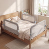 80 cm Long Adjustable Baby Bed Rail Guard with Extra Buckle-Grey