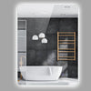 80 cm x 60 cm Rectangle LED Lighted Mirror Wall Mounted Mirror