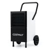 80L/Day Commercial Dehumidifier with Built-in Water Pump-Black