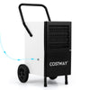80L/Day Commercial Dehumidifier with Built-in Water Pump-Black