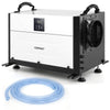 80L/Day Crawl Space Dehumidifier Commercial Dehumidifier with 3 Modes-Black