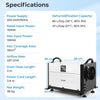 80L/Day Crawl Space Dehumidifier Commercial Dehumidifier with 3 Modes-Black