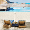 80 kg Patio Umbrella Base with 2 Sandbags and Dust-proof Cover