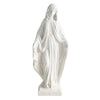 80cm Virgin Mary Statue with Aged Finish for Yard Patio-White