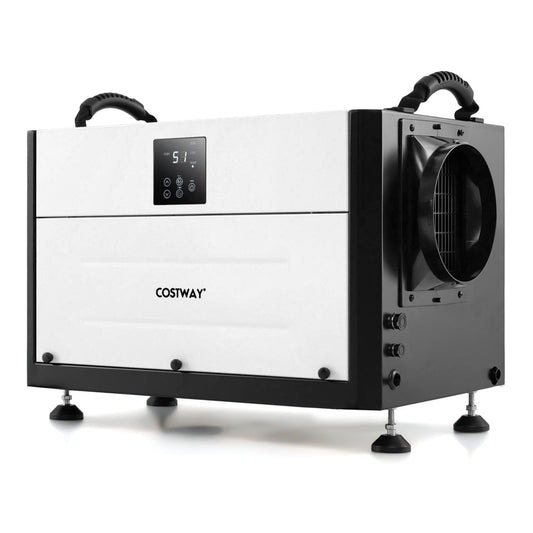 80L/Day Crawl Space Dehumidifier commercial dehumidifier with digital display and handles
