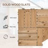 Outsunny 27 Pcs Wooden Interlocking Decking Tiles, Outdoor Flooring Tiles for Patio, Balcony, Terrace, Hot Tub, 30 x 30 cm per Piece, 2.5√£≈Ω¬° per Pack, Brown
