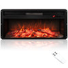 86 cm 5000 BTU Recessed Electric Fireplace Insert with Remote Control