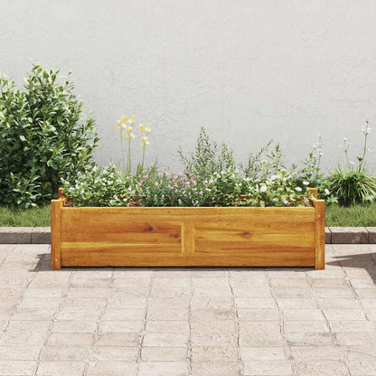 42566 vidaXL Garden Raised Bed Acacia Wood 100x30x25 cm 3