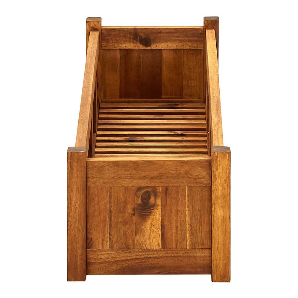 Garden Raised Bed Acacia Wood 100 cm 30 cm