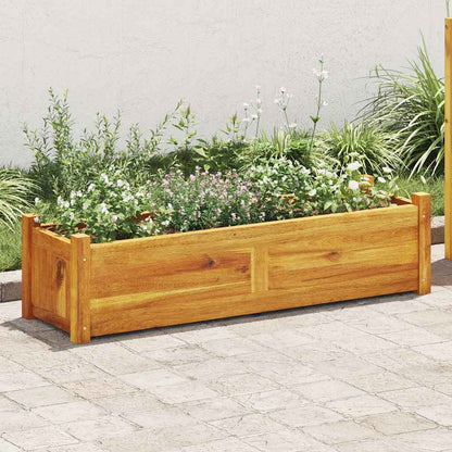 Garden Raised Bed Acacia Wood 100 cm 30 cm